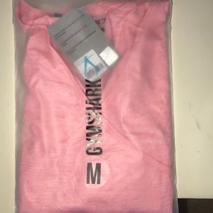 NWT Gymshark ballerina crop top// peach